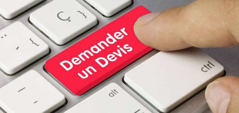 Demander un devis avec Espace projet Formation